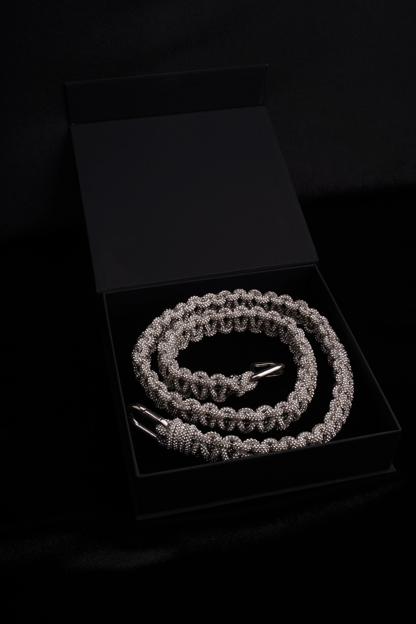 Ремень: Duo (White/Metallic)