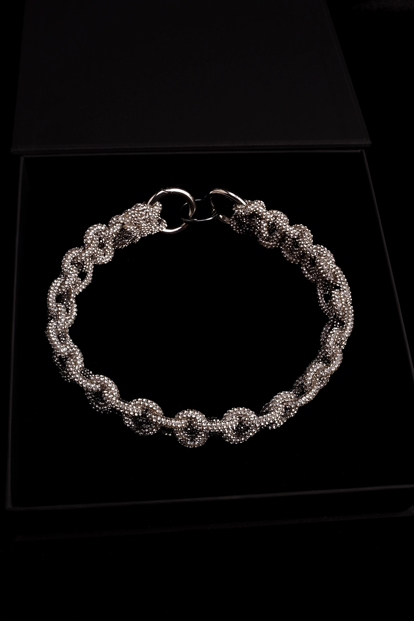 Чокер: Duo Lace (Silver/Metallic)