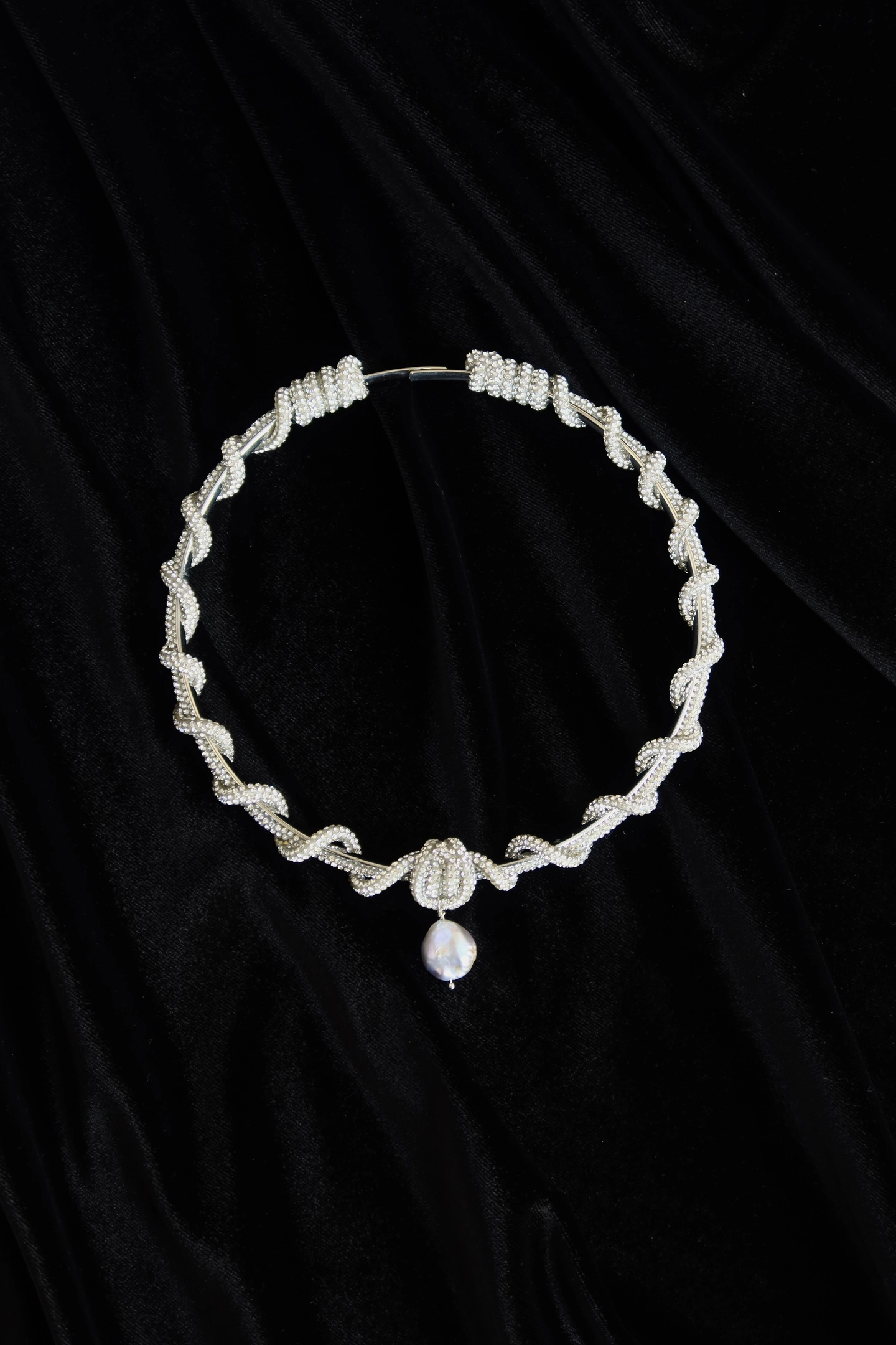 Колье: Round Baroque (Silver)