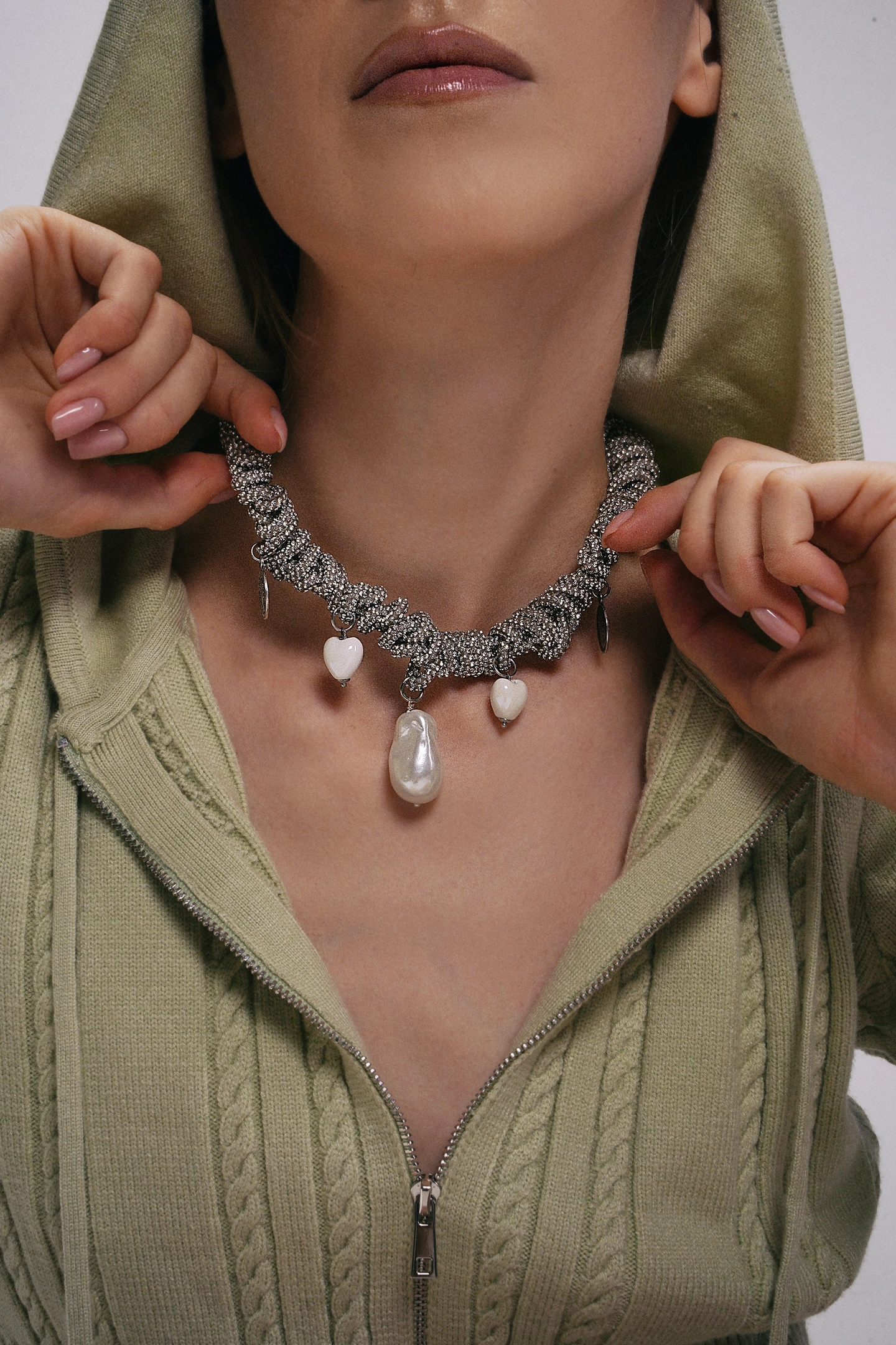 Колье: Snake Baroque (Silver)